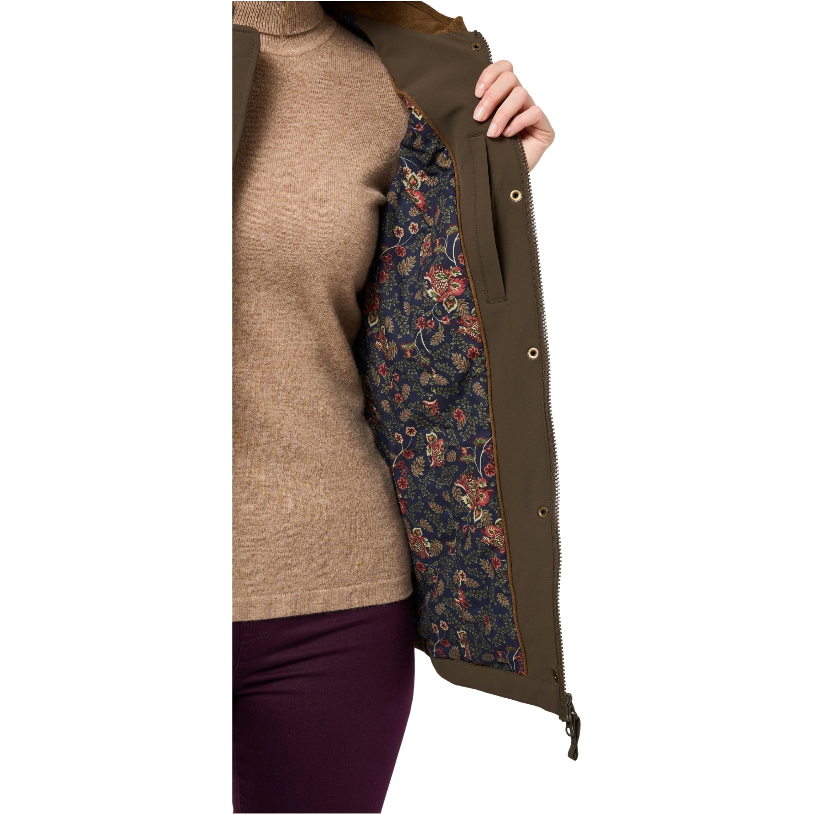 Alan Paine Womens Lockwood Waistcoat LOCLWCT - Olive